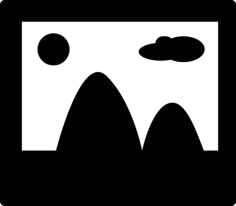 Landscape Picture Outline Icon Svg Set, Free Vectors File